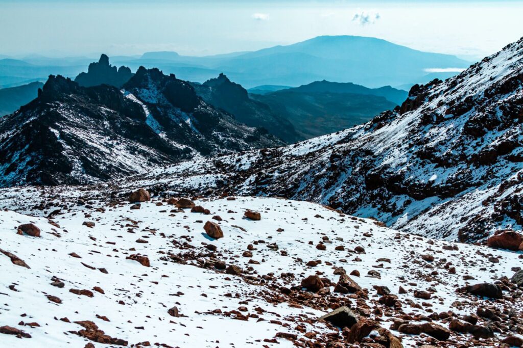 MT KENYA CLIMBING SIRIMON – DOWN CHOGORIA ROUTE